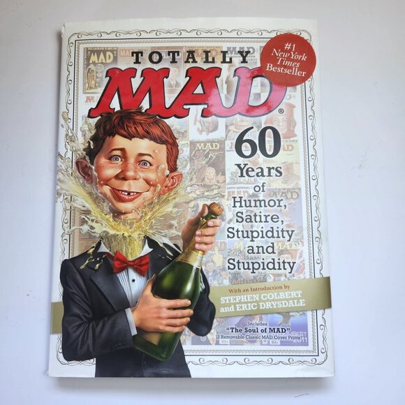 Totally MAD Magazine 60 Years of Humor 2012 HC with 12 Classic MAD Cover Prints - Picture 1 of 16